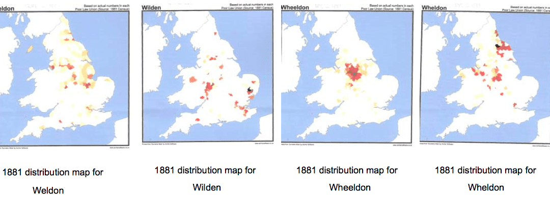 Derivation of the surname Weldon